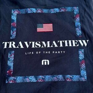 Travis Mathew Mens Life of the Party Graphic T Shirt Golf Casual Style XXL